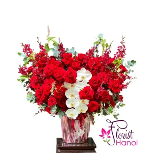 Table flowers bouquet