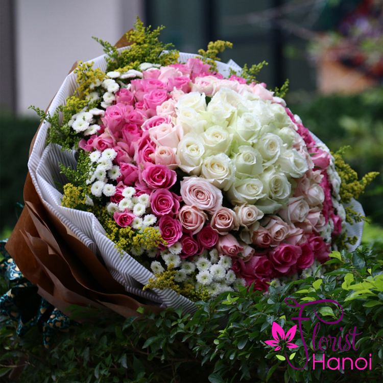 Amazing rose bouquet for Valentines day