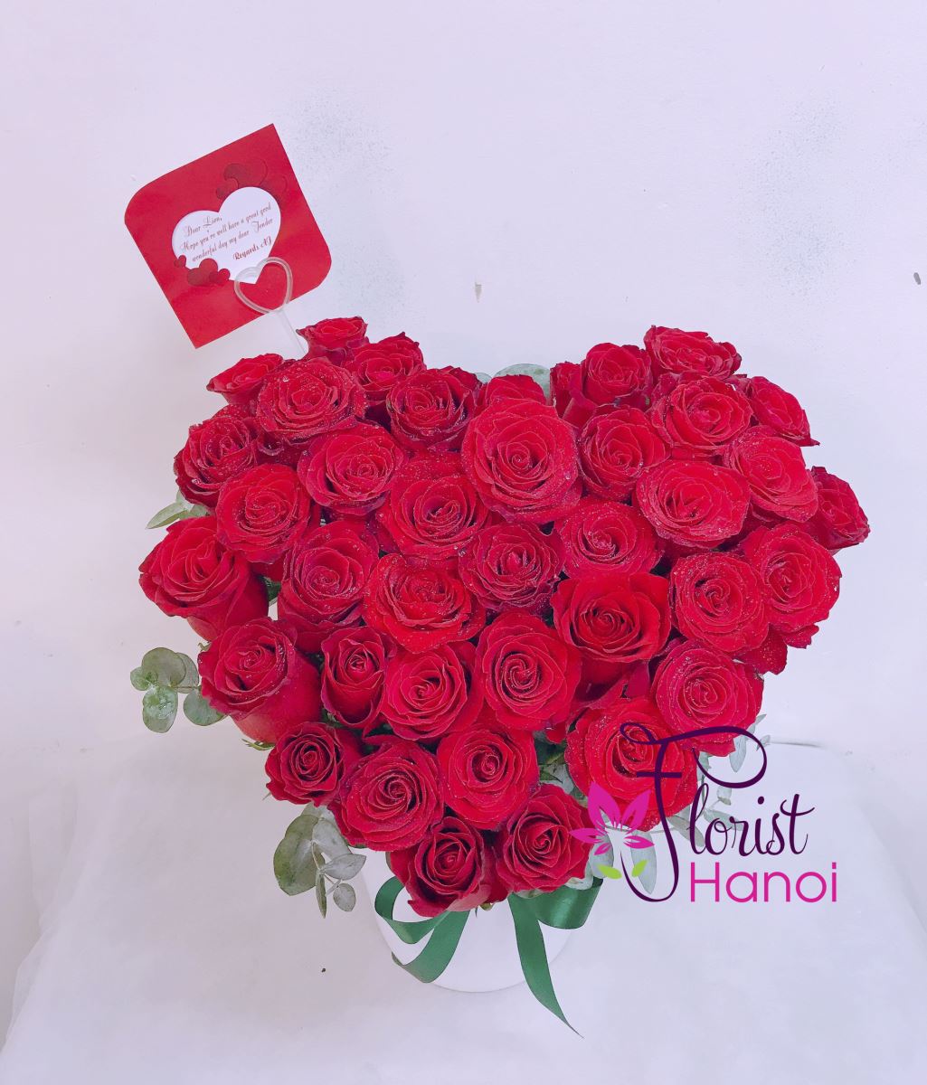Best romantic Valentines day flowers Hanoi