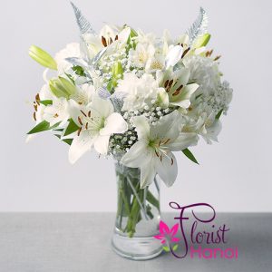 White Christmas flowers