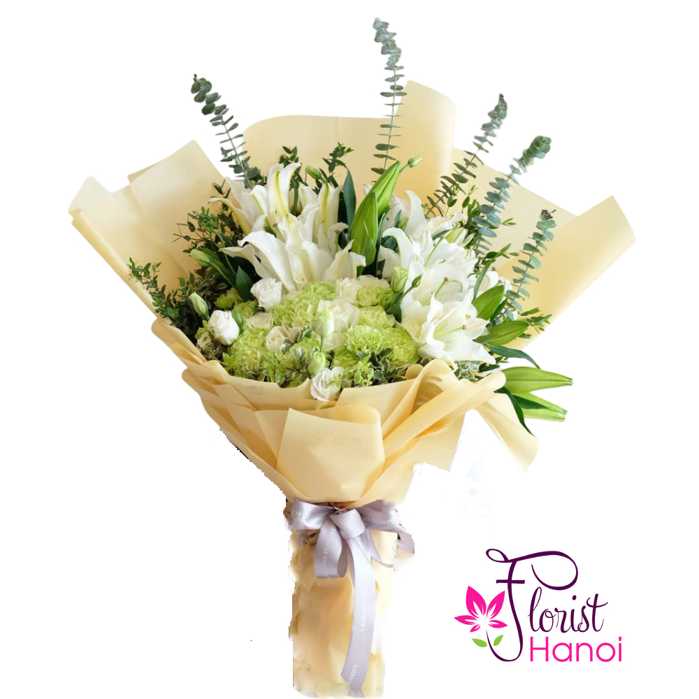 White lily flower bunch