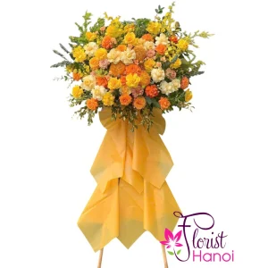 Flower stand for shop opening