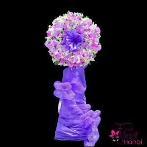 Hanoi funeral flower wreath