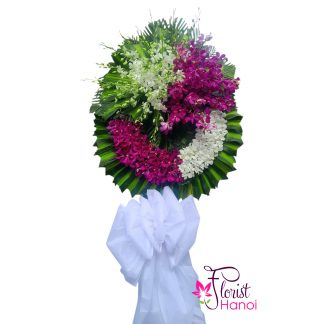 Online flower delivery Dong Da hospital funeral home Hanoi