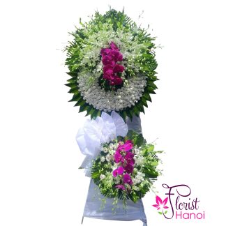 Order flower delivery Hanoi funeral home