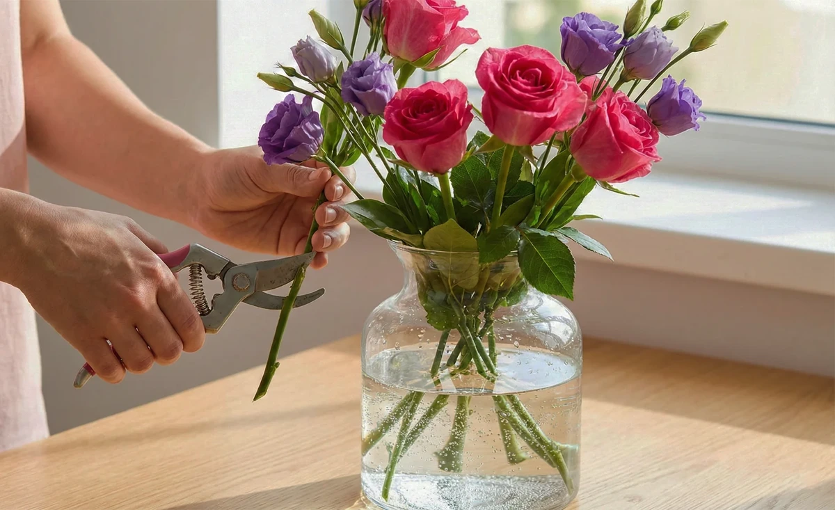 how to keep flowers fresh in a vase